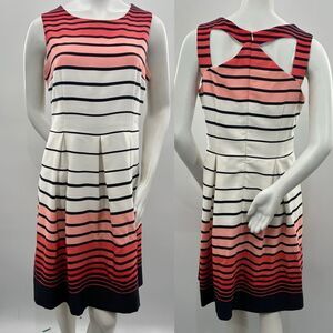 3 For$20 Studio One New York Strip Sleeveless Dress size: 14